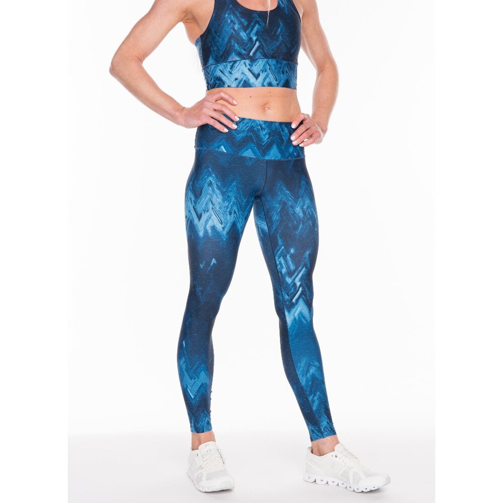 Blue Wave Yoga Pants